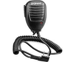 HANDMIC - HYS - Walkie-Talkie Handheld Speaker Mic, Shoulder Microphone PTT for BaoFeng UV-5R 5RA 5RB 5RC 5RD 5RE 5REPLUS 3R+ Kenwood Retevis Two Way Radio Accessories