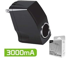 12V-3000mAh - Cellet AC to DC Adapter Convert 120V/110V to 12V AC/DC Power Converter Car Cigarette Lighter Socket {Maximum Power Rating 3Amp (3000mA)} (Not for Air Compressor, Air Pump, Vacuum)