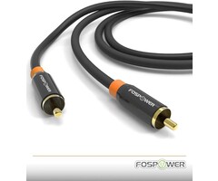 (3 Feet) Digital Audio Coaxial Cable [24K Gold Plated Connectors] Premium S/PDIF RCA Male to RCA Male for Home Theater, HDTV, Subwoofer, Hi-Fi Systems