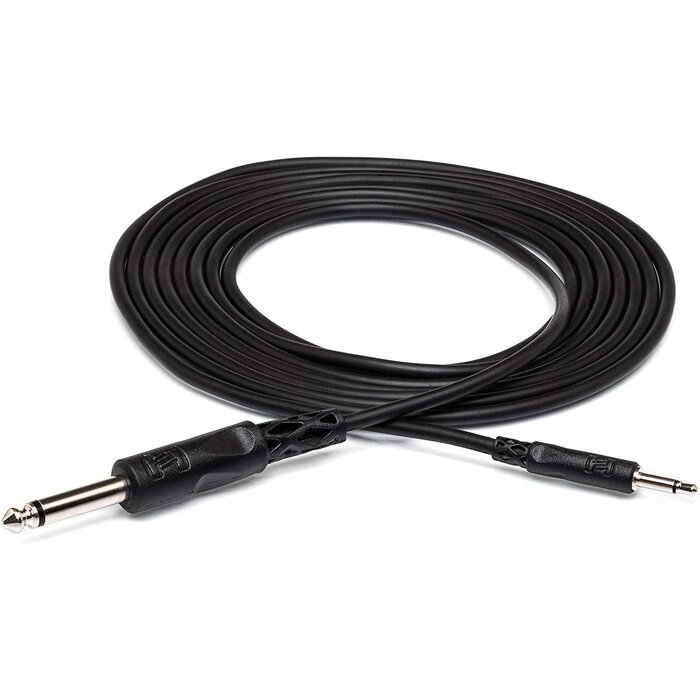 CMP-305 3.5 mm TS to 1/4" TS Mono Interconnect Cable, 5 feet