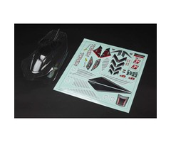 Arrma 1/8 Clear Body with Decals: TYPHON 4X4