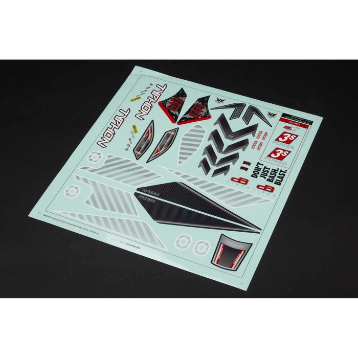 Arrma ARA402270 - 1/8 Clear Body with Decals: TYPHON 4X4