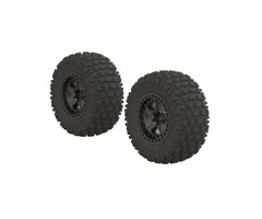 Arrma Dboots 'Fortress SC' Tire Set Glued Gun Metal 2