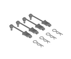 Arrma Body Clip Retainer 10th scale Scale Black 4