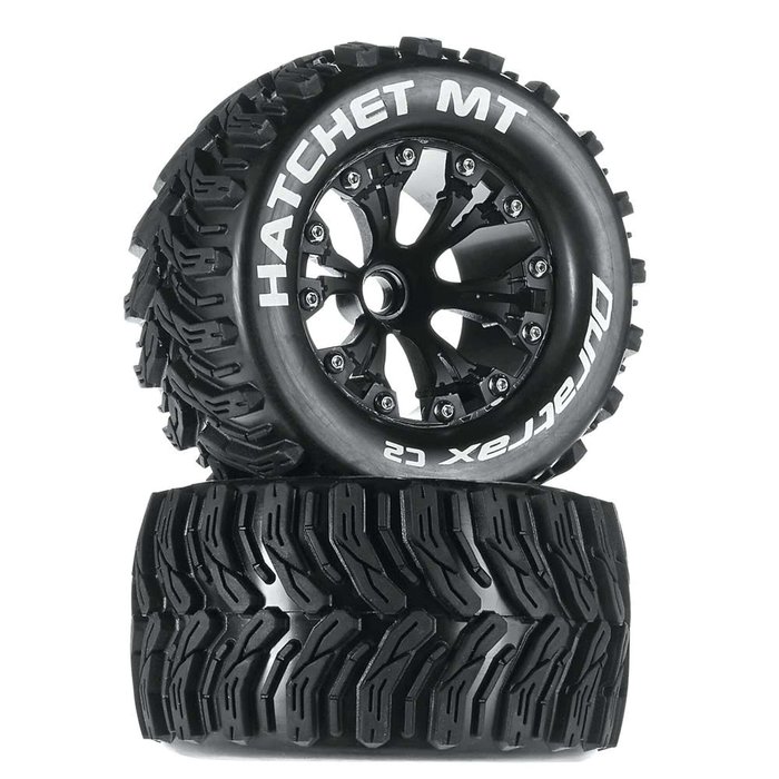 DTXC3524 - Hatchet MT 2.8" 2WD Mounted Front Tires, Black (2)