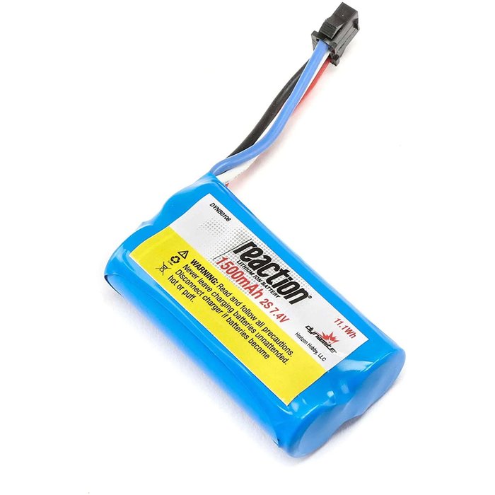 DYNAMITE DYNB0108 - 7.4V 1500mAh 2S LiIon: PRB React 17