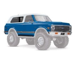 Traxxas 9111X - Body, Chevrolet Blazer (1972), complete (blue) (includes grille, side mirrors, door handles, windshield wipers, front & rear bumpers, decals)