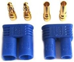 EC2 2mm Banana Plug Male Female Gold Bullet Connector for RC ESC Motor LIPO Battery