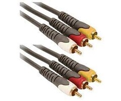284-320 - 12FT 3-RCA COMPOSITE A/V CABLE HOME THEATER