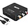RCA2HDMI - 10Gtek-Sorthol - AV to HDMI Converter, RCA to HDMI Adapter, 1080p 3RCA CVBs to HDMI Composite Video Audio Converter Adapter for TV/PS3/VHS/VCR/DVD/PC/Blu-Ray DVD, Black