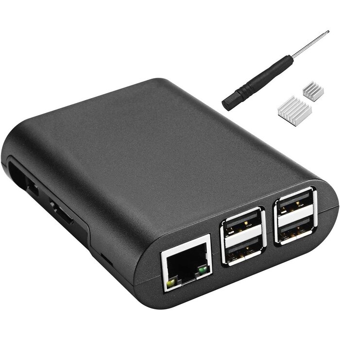 Raspberry Pi 2&3 Model B, B+ Case (Black)