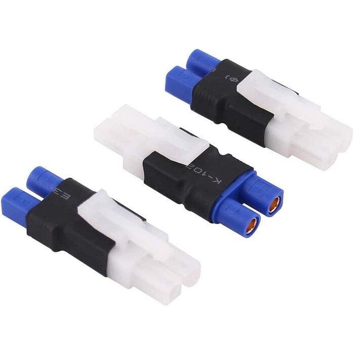 C21-3 - OliRC No Wires Connector: Compatible with Tamiya Male to Female EC3 Lipo Battery Adapter (C21-3)