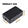 PROJ-BOX-1.38X1.7X.59 - Toolkitworld - 1.38X1.7X.59 inch Junction Box Black ABS Plastic Electrical Project Case Power Project Box, 55 x 35 x 15mm