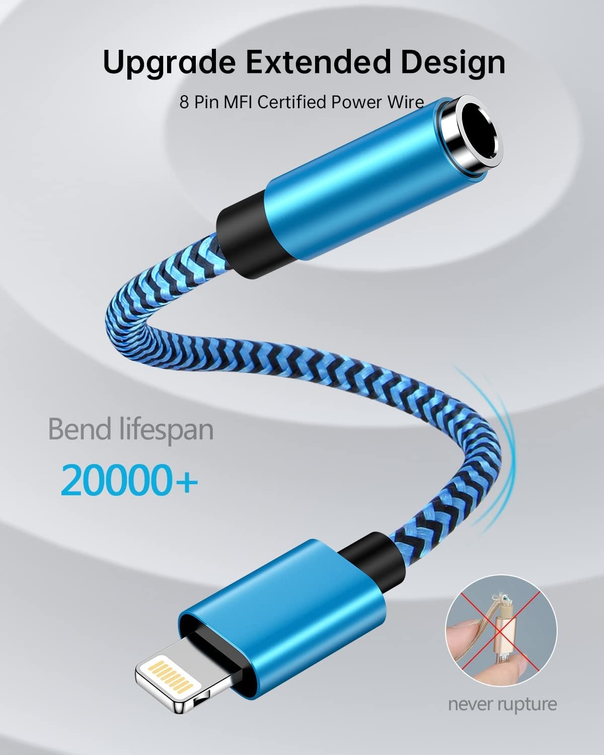 Lightening to 3.5mm Headphone Jack Aux Cable Adapter, 2 in 1 Adapter  Compatible with iOS Phone at Rs 145/piece, Mobile Phone Connector in  Gwalior