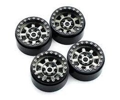 INTEGY C30759 - 1.9 Size Billet Machined Alloy Wheel (4) for 1/10 Scale Off-Road Crawler