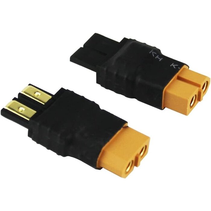 BDHI OliYin - TRX Male to XT60 Female Connector RC Wireless Charger Adapter LiPo