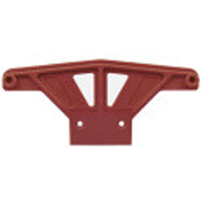 RPM RPM81169 - WIDE FRONT BUMPER FOR TRAXXAS RUSTLER, STAMPEDE, NITRO SPORT & BANDIT-RED