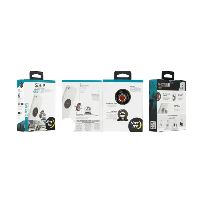Nite Ize STODK-01-R8 - Steelie® Orbiter® Dash Kit