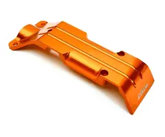 INTEGY C28799ORANGE - Billet Machined Alloy Rear Skid Plate for Traxxas 1/10 E-Revo 2.0