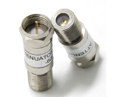 ATTEN-6-DB - Ancable - F-Type in-Line Coax Cable TV Signal Attenuator 6 dB 2-Pack