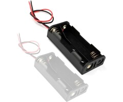 AAA-2 - JWISLAND AAA Battery Holder, 2 x1.5V AAA Battery Holder with Leads, AAA Battery Holder with Wires for 2 Cell