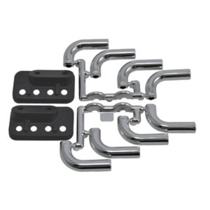 RPM RPM70853 - Zoomies Mock Exhaust Headers Chrome