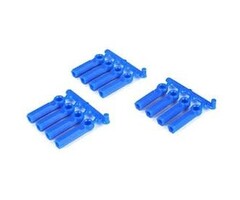 RPM RPM73395 - LONG SHANK ROD ENDS BLUE/12