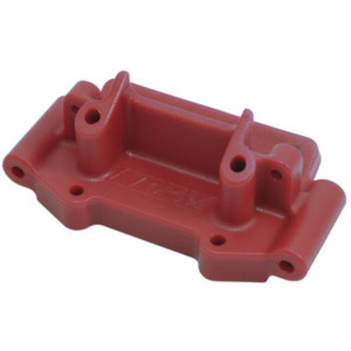RPM RPM73759 - Red Front Bulkhead for Traxxas 1/10 2WD Vehicles