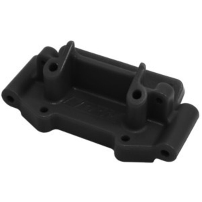 RPM RPM73752 - Black Front Bulkhead for Traxxas 1/10 2WD Vehicles