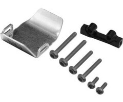 HOT RACING HRASXTF331CF - Stainless Steel Front or Rear Axle Skid Plate, for Axial SCX24