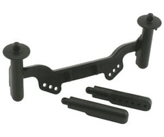 RPM RPM81122 - ADJUSTABLE FRONT BODY MOUNTS & POSTS FOR SLASH, RUSTLER, NITRO SLASH