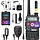 UV-5R-8W - Greaval - Ham Radio Handheld (UV-5R 8W) Dual Band 2-Way Radio with 2 Rechargeable 1800mAh Battery Handheld Walkie Talkies Complete Set with Earpiece and Programming Cable (3rd Gen)