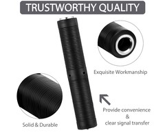 1/4IN-COUPLER - Frienda - 1/4 Inch Female to Female Coupler 6.35 mm TRS/TS Audio Connector, TRS Stereo and Mono Jack Adapter Joiner, Headphones Cable Extension Connector for Amplifier Speaker Guitar Sound (6 Pack)