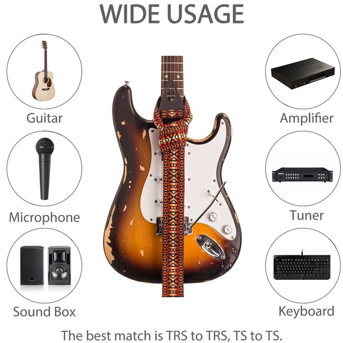 1/4IN-COUPLER - Frienda - 1/4 Inch Female to Female Coupler 6.35 mm TRS/TS Audio Connector, TRS Stereo and Mono Jack Adapter Joiner, Headphones Cable Extension Connector for Amplifier Speaker Guitar Sound (6 Pack)