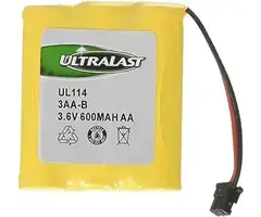 DOT3AAB - Ultralast UL114/3AA-B Rechargable Replacement Battery 3.6V 600mAh