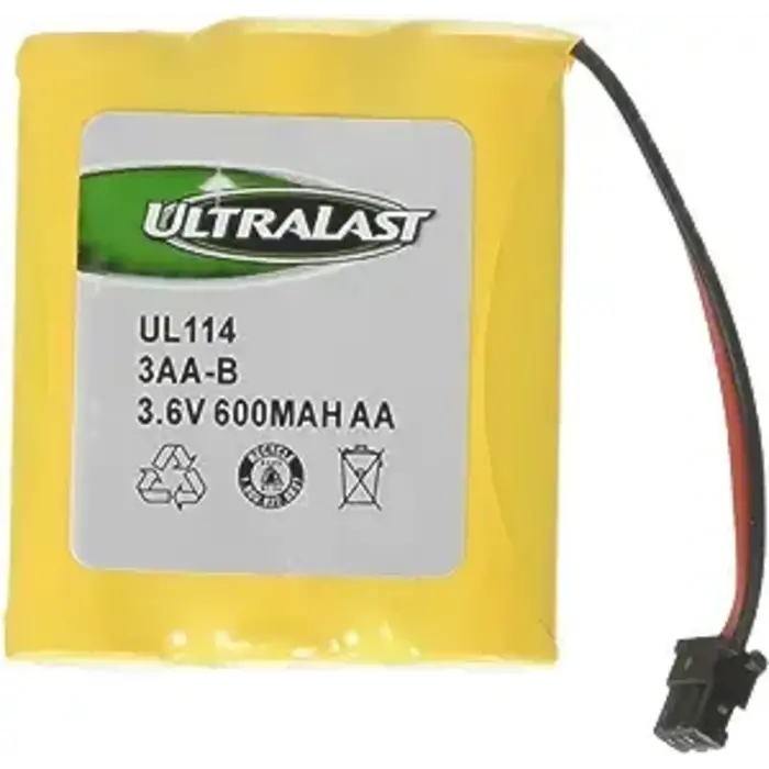 DOT3AAB - Ultralast UL114/3AA-B Rechargable Replacement Battery 3.6V 600mAh