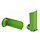 RPM80434 - Green Shock Shaft Guards for Traxxas X-Maxx