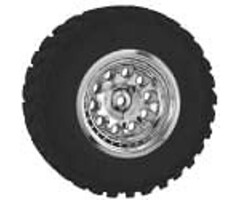 RPM RPM82323 - CHROME REVOLVER WHEELS - TRAXXAS SLASH 2WD FRONT, NITRO SLASH