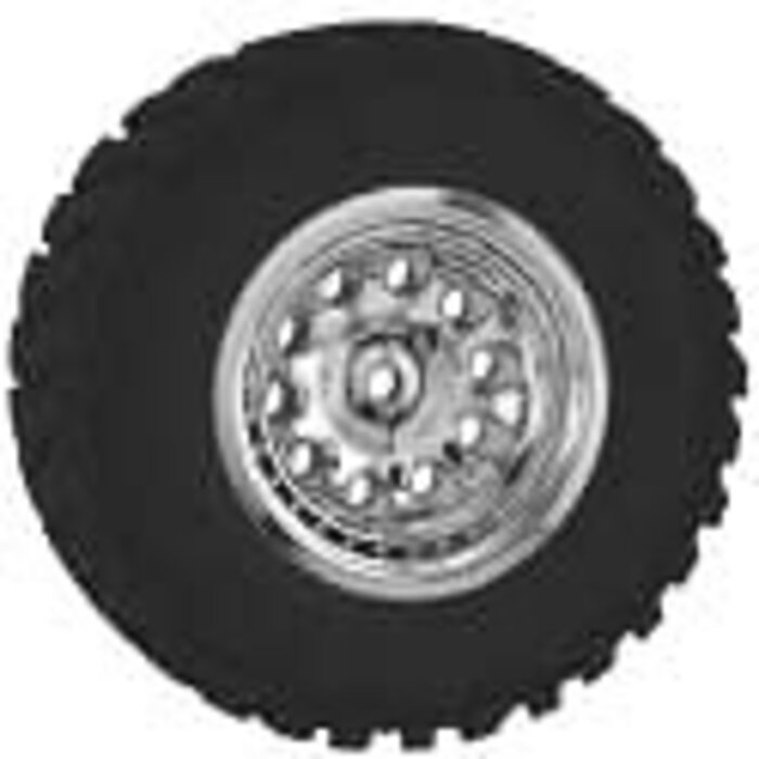 RPM RPM82323 - CHROME REVOLVER WHEELS - TRAXXAS SLASH 2WD FRONT, NITRO SLASH