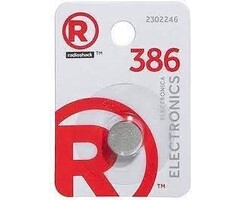 230-2246 - RadioShack - 386 1.5V Silver-Oxide Button Cell Battery
