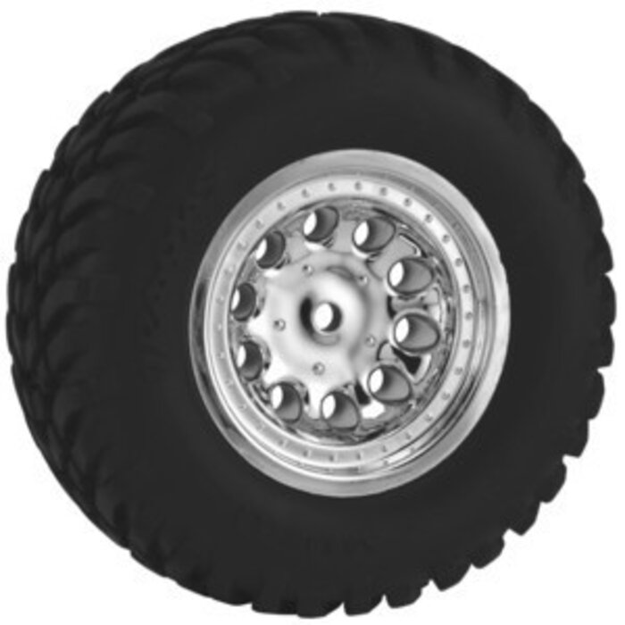 RPM RPM82333 - CHROME REVOLVER WHEELS SLASH, NITRO SLASH
