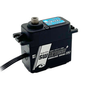 Savox SAVSW1210SGP-BE - Waterproof High Voltage Coreless Digital Servo with Soft Start .13sec / 444.4 @ 7.4V - Black Edition
