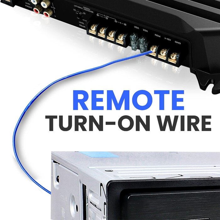 PLMRAKT8 - Pyle - Car Audio Wiring Kit - 20ft 8 Gauge Power Wire 1000 Watt Amplifier Hookup for Battery Head Unit & Stereo Speaker Installation Sound System - Marine Grade Cable Wired & Gold Plated Fuse PLMRAKT8