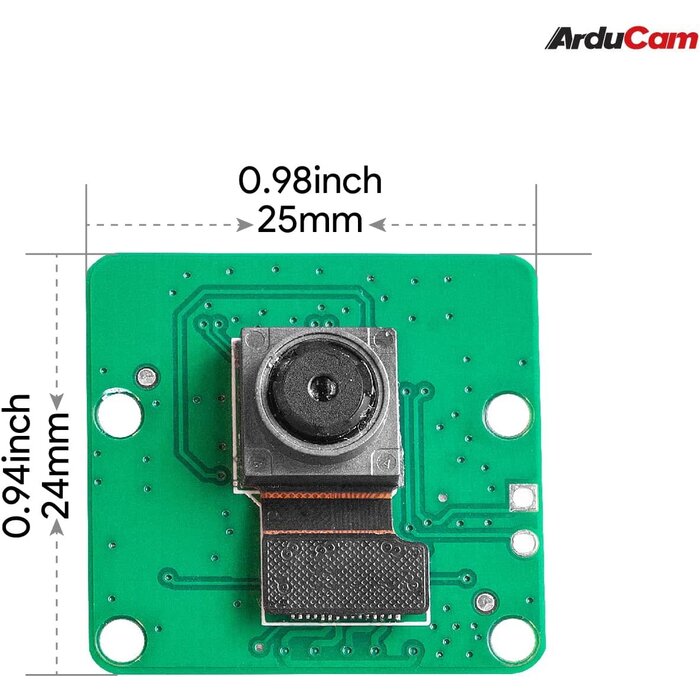 PI-IMX219 - Arducam - Raspberry Pi IMX219 Camera Module with ABS Case, 1080P IMX219 Camera Module Compatible with Raspberry Pi 4 Model B, Pi 3/3B+, and Pi Zero 2W (24 * 25mm)