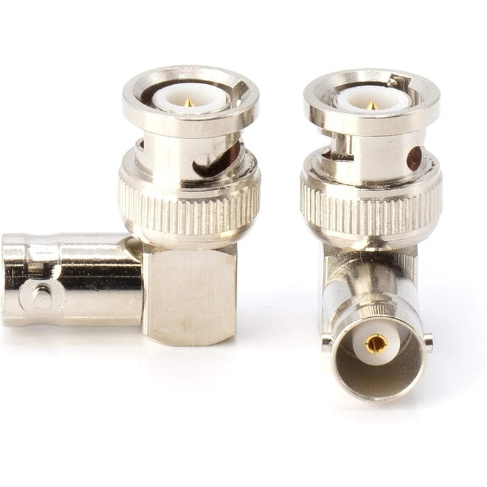 BNC-M2F-ANGLE - Cables Online - 90-Degree BNC Right-Angle Male to BNC Female Video Adapter