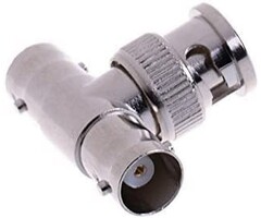 BNC-M-2F-T - OdiySurveil - BNC 3-Way Male to Female T Adapter RF Coaxial Jack