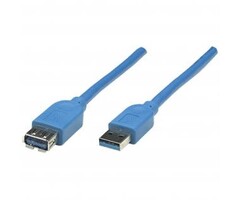 6ft A-Male to A-Female SuperSpeed USB 3.0 Extension Cable (6.56ft) 6ft