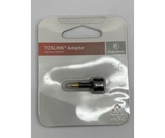 RadioShack 150-0658 - RadioShack - Toslink Adapter - Convert Full Size Toslink to Mini-Toslink