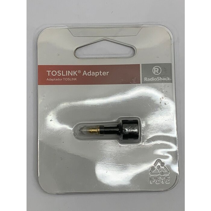 RadioShack 150-0658 - RadioShack - Toslink Adapter - Convert Full Size Toslink to Mini-Toslink