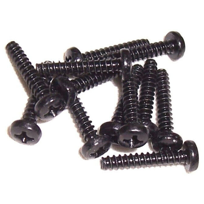 Redcat Racing BS903-075 - 3x16mm Button Head Hex Machine Thread Screws (12pcs)- Blackout/Ground Pounder